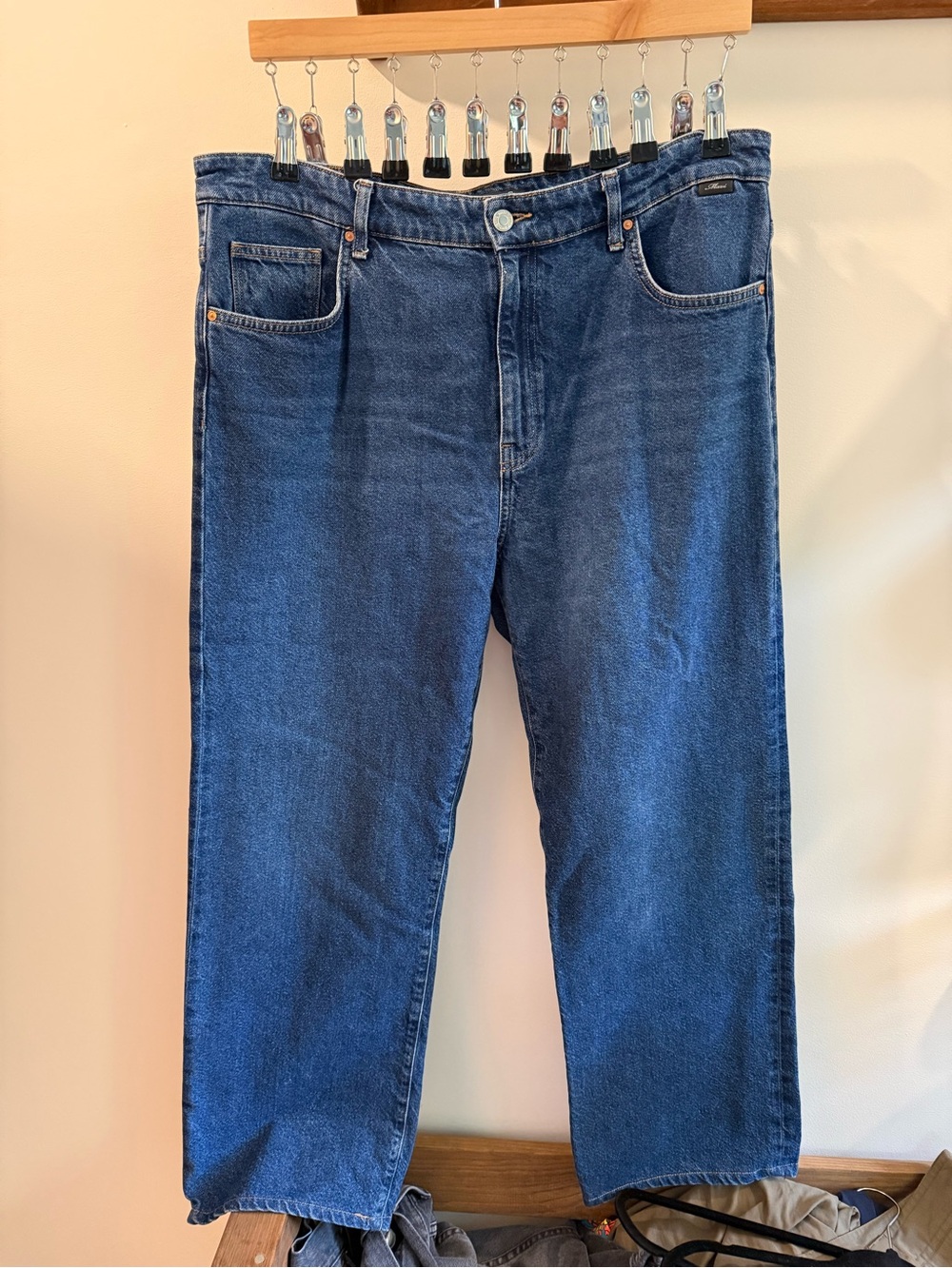 Mavi Dark Blue Wide Leg Jeans